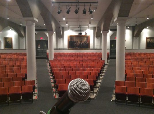 The Stage at the Cooper Union. 